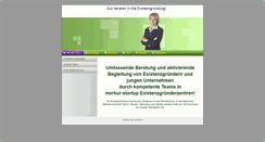 Desktop Screenshot of beratung.merkur-startup.de